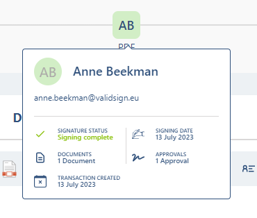 Transaction completed page – ValidSign Support Center